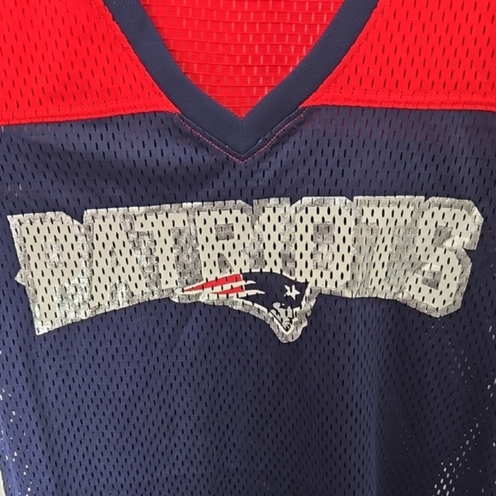NFL Red and Blue Patriots Jersey - Picture 3 of 5